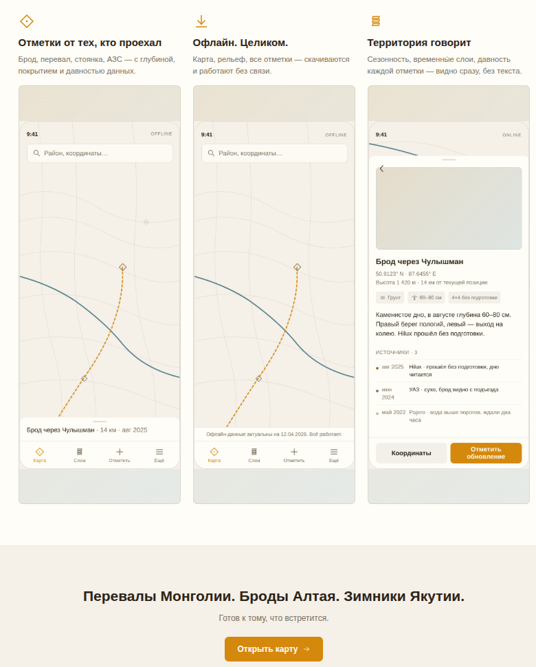 Pipeline лендинг — фичи