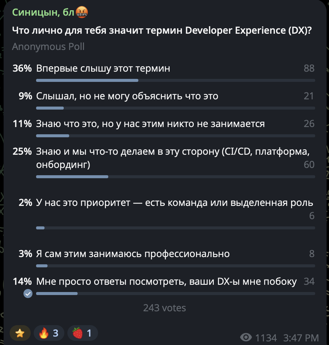 Результаты опроса https://t.me/boombah_in_da_house/1946