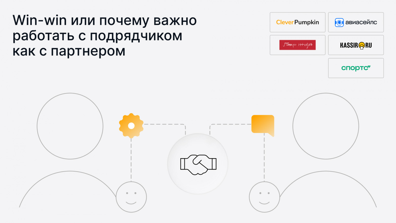 Win-win или почему важно работать с подрядчиком как с партнером. Неочевидные плюсы и правила - 1
