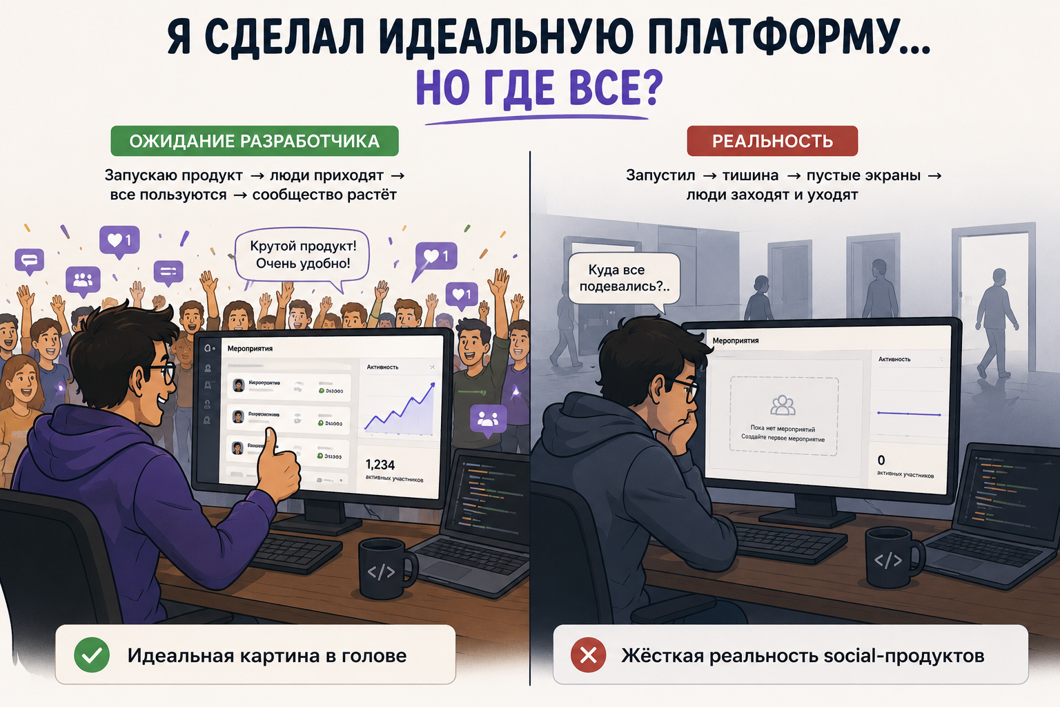 Почему social-продукты умирают пустыми - 3 Почему social-продукты умирают пустыми - 3