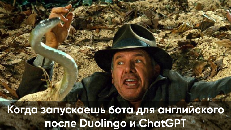 $1200 за 2,5 месяца на простом боте для практики английского, где уже сотни конкурентов - 1