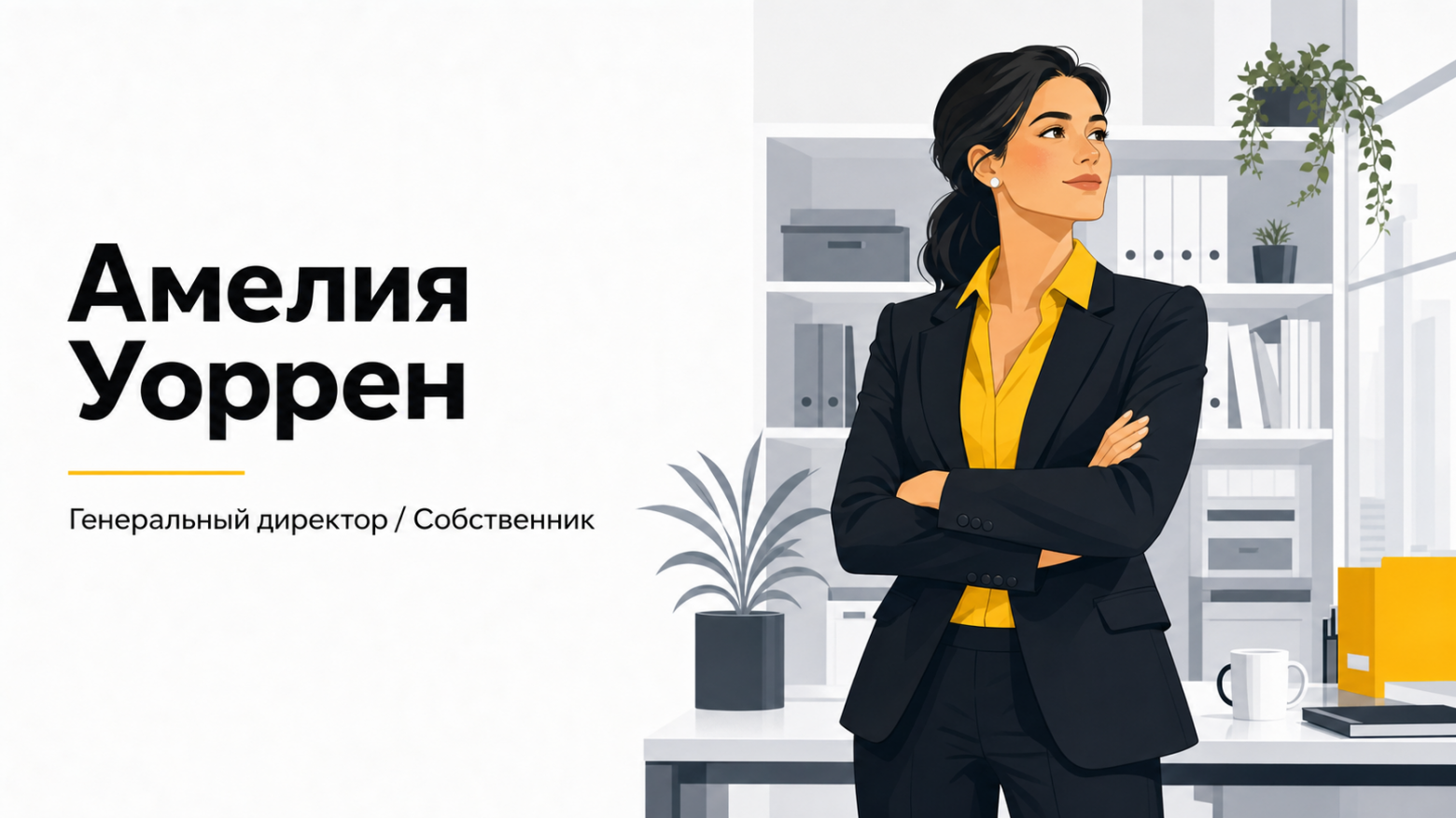 Амелия Уоррен — генеральный директор, откладывающий решение об автоматизации склада  