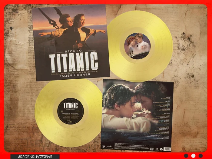 CD-диск альбома «Back to Titanic»
