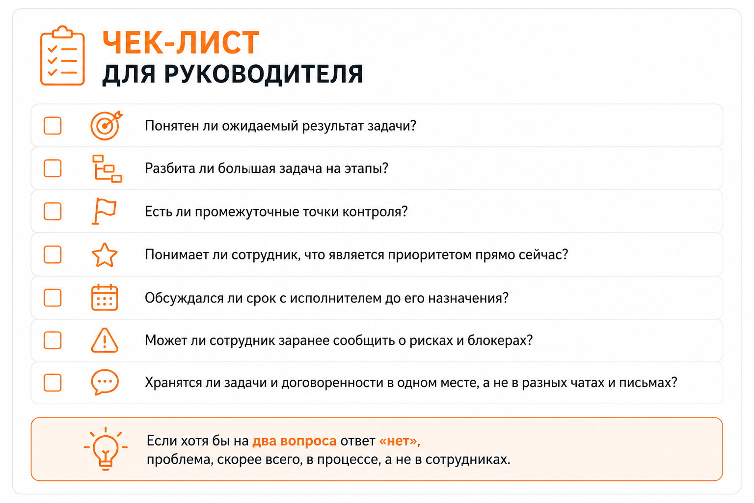 Сохраните или распечатайте, чтобы всегда своевременно правильно оценивать сорванные дедлайны.