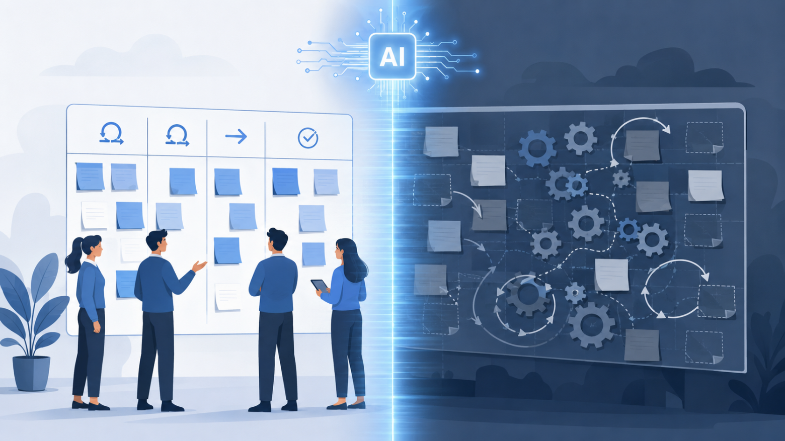 Рис. 1. Иллюстрация к проблеме: «рентген» Agile-команды