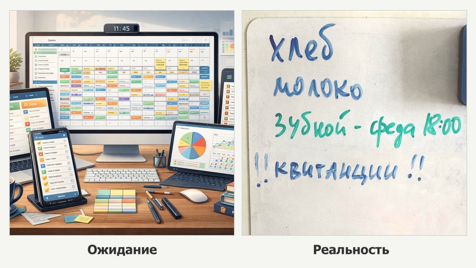 Моя система самоорганизации: от потребностей к календарю - 1