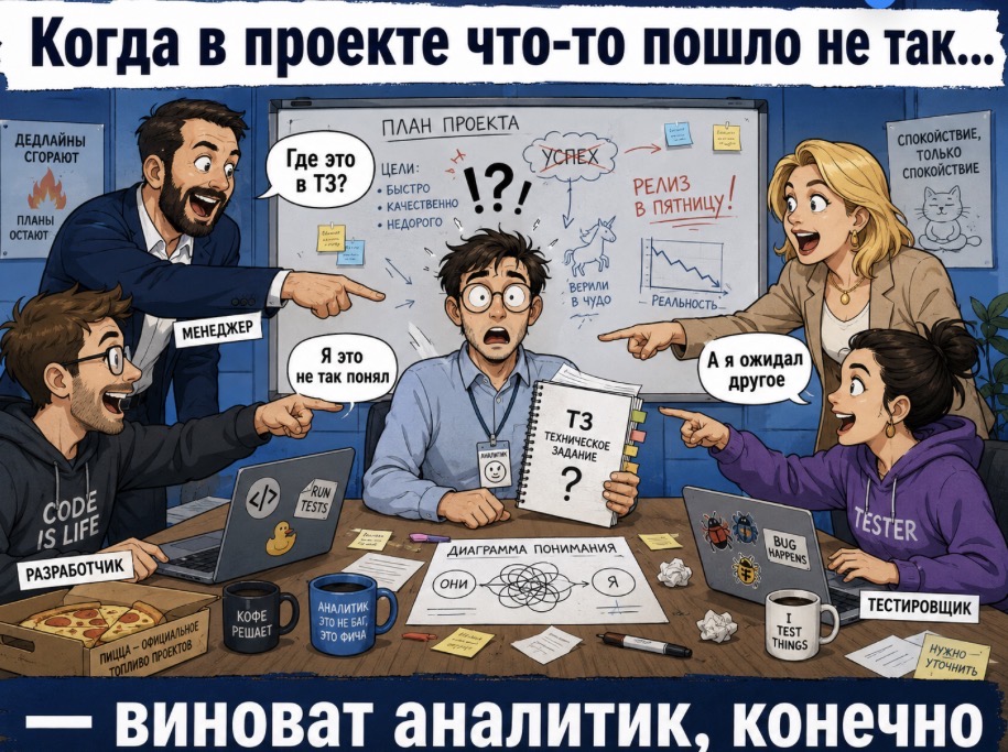 Плохое ТЗ — это не вина одного человека. Это результат работы команды - 1 Плохое ТЗ — это не вина одного человека. Это результат работы команды - 1