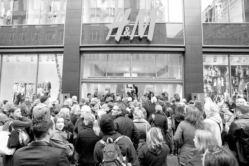 H&M в Германии на улице Шпиталерштрассе  
