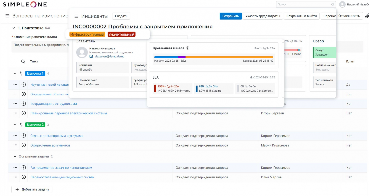 Корпоративная система управления ИТ-услугами. Автоматизируйте процессы поддержки и эксплуатации по практикам ITIL на единой платформе.  