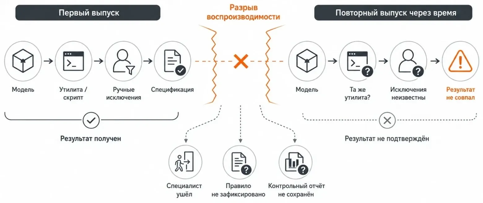 Как теряется воспроизводимость результата