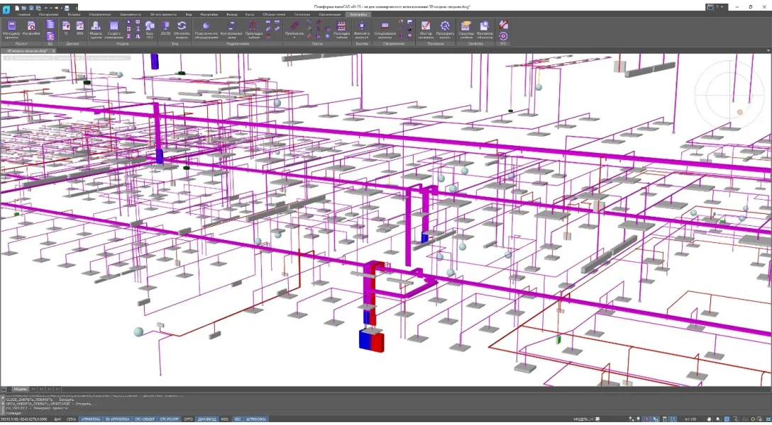 Умный свет для умных голов: nanoCAD BIM Электро в проектировании электросистем студенческого кампуса - 1 Изображение