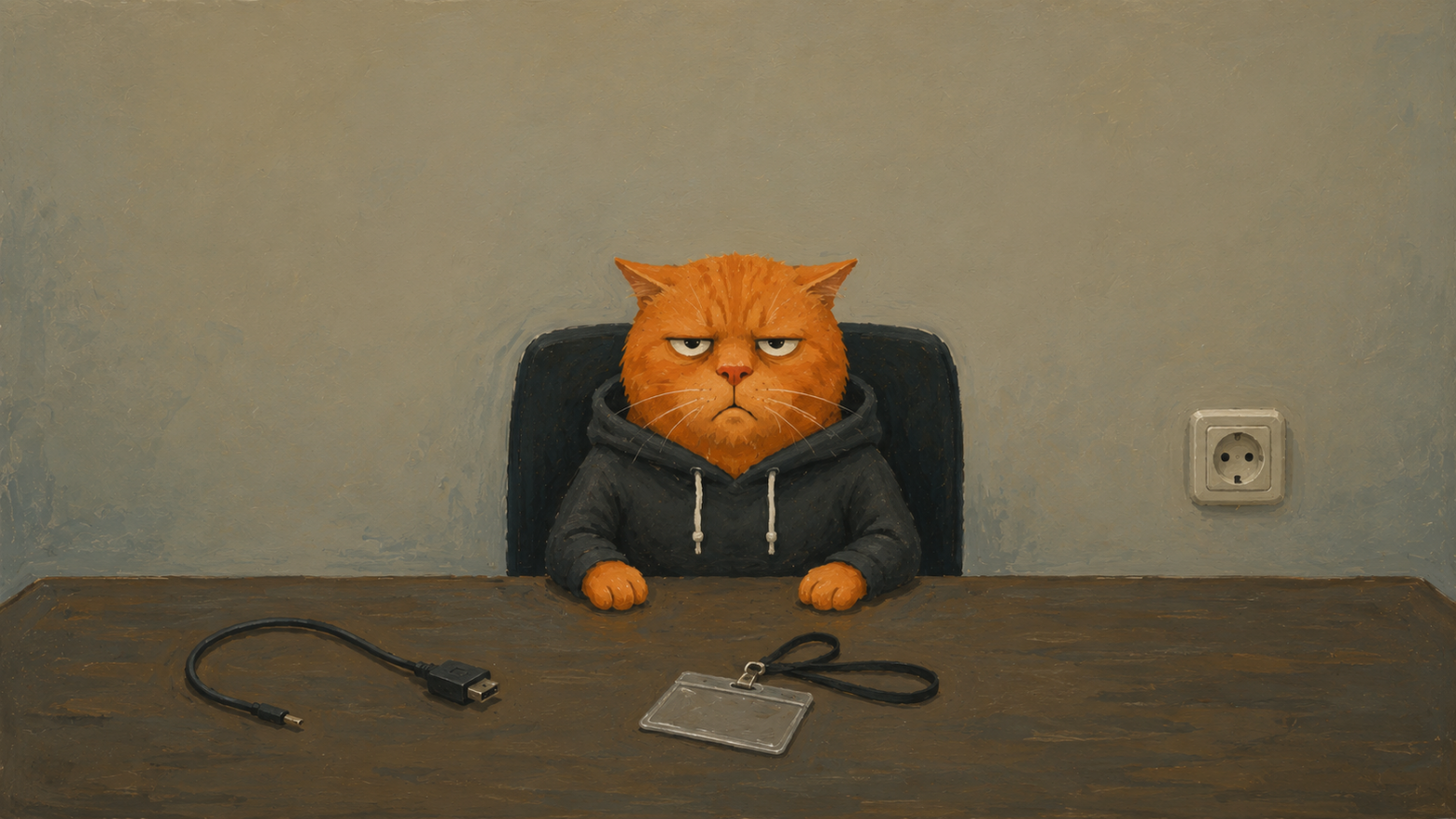  Формально (РЫЖИЙ) сотрудник вышел на работу — фактически ему нечем работать. 