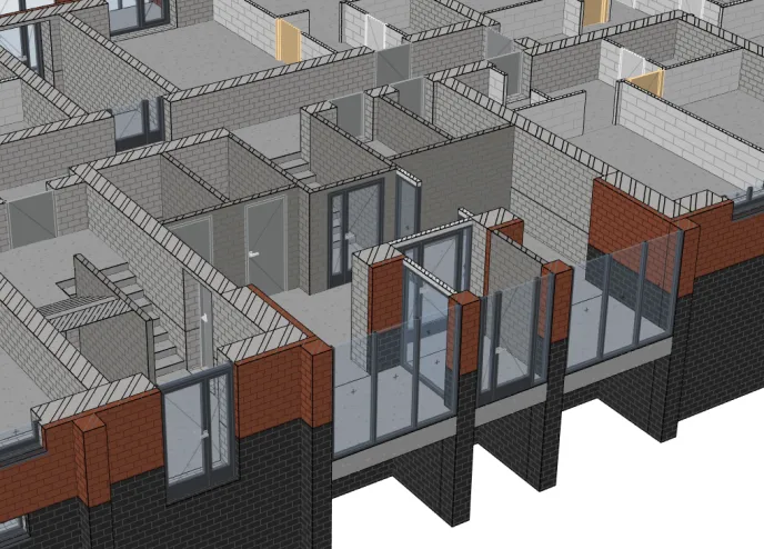 Результат работы в nanoCAD BIM Строительство