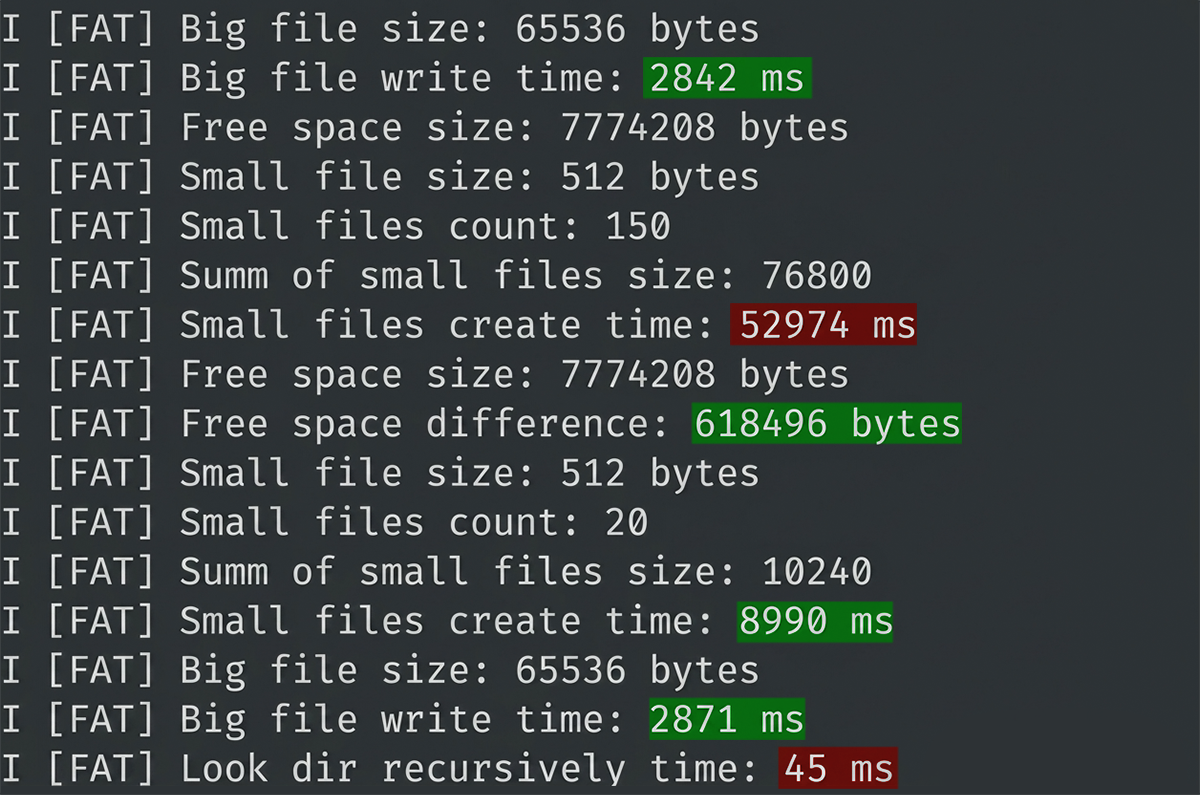 Как мы переезжали с FatFS на LittleFS, и причем тут MTP - 3