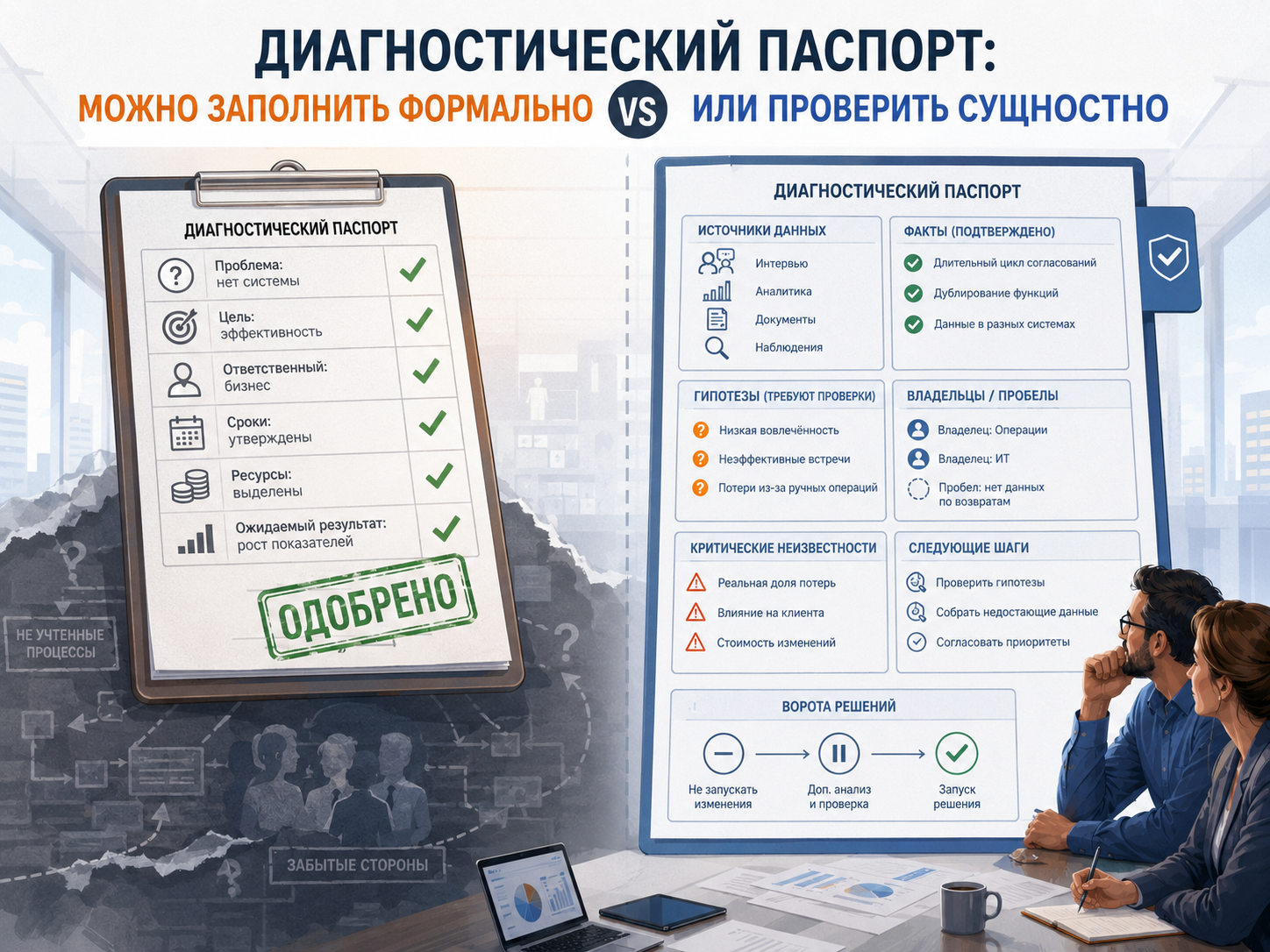 Опасен не пустой паспорт. Опасен паспорт, заполненный полностью, но не проверенный по существу.