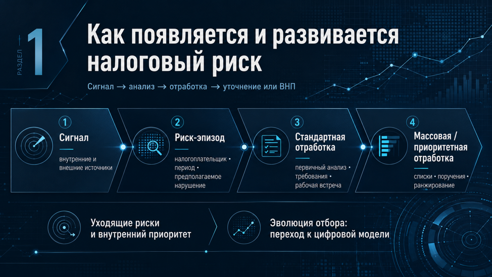 Налоговый контроль изнутри: как появляется и развивается налоговый риск - 1