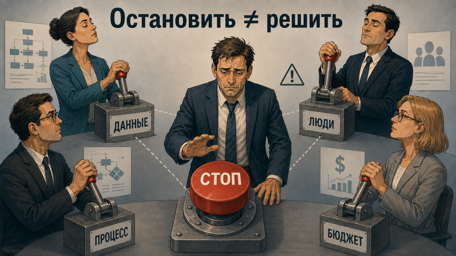  остановить движение можно, решить проблему – нет