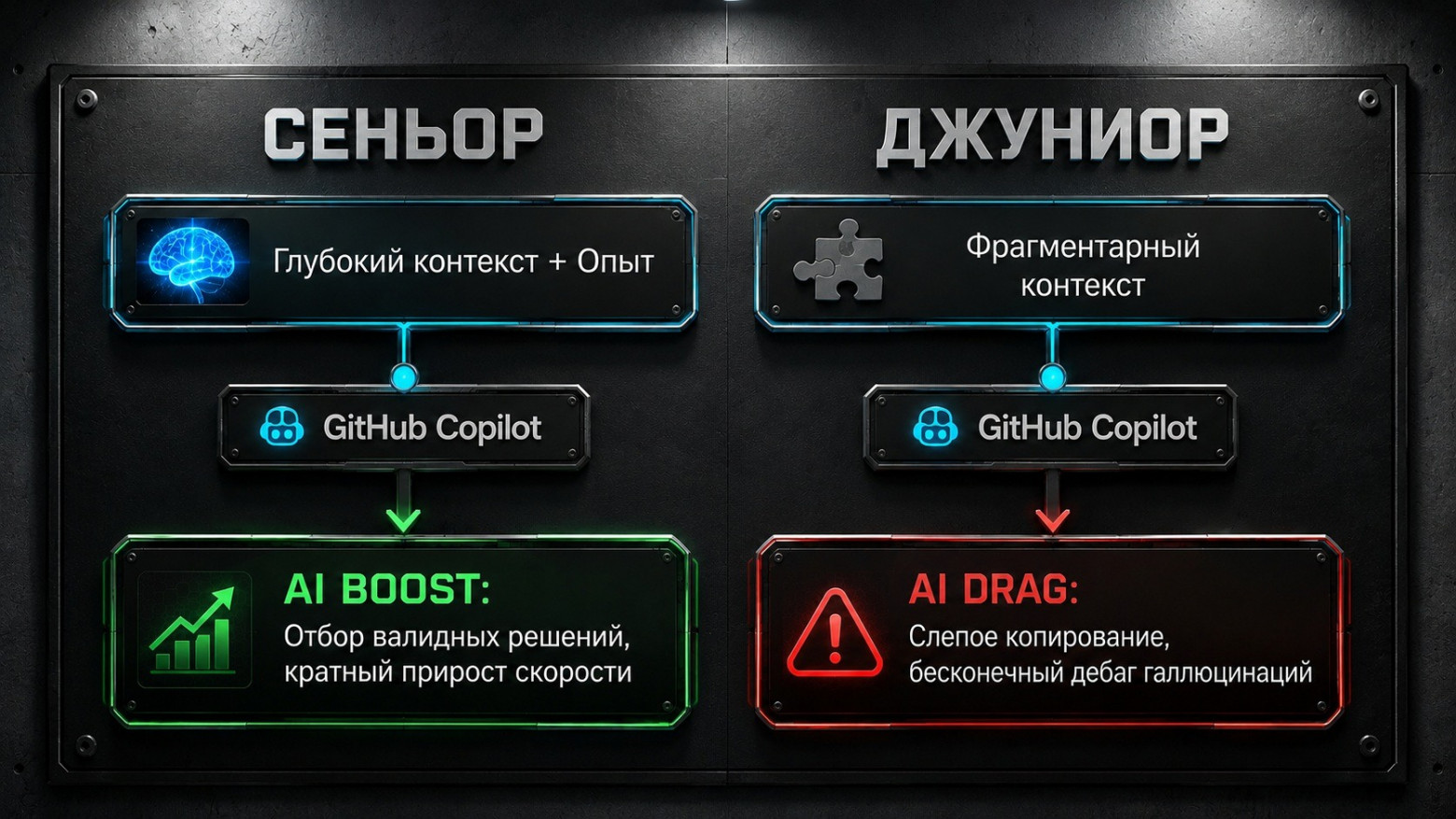 Кто будет учить джунов, если нейросети забрали всю рутину - 2 Кто будет учить джунов, если нейросети забрали всю рутину - 2