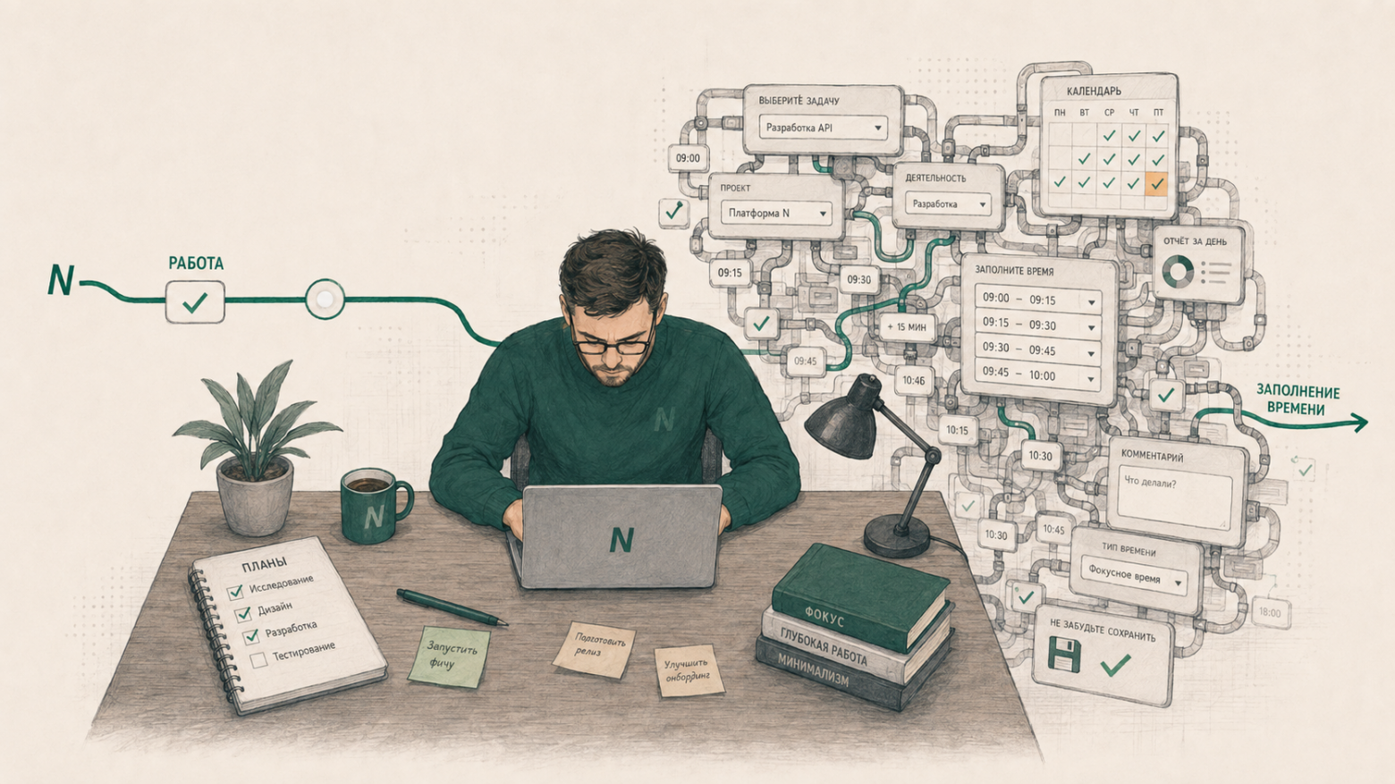 Восемь часов онлайн ≠ восемь часов работы. Зачем мы вообще логируем время сотрудников? - 3