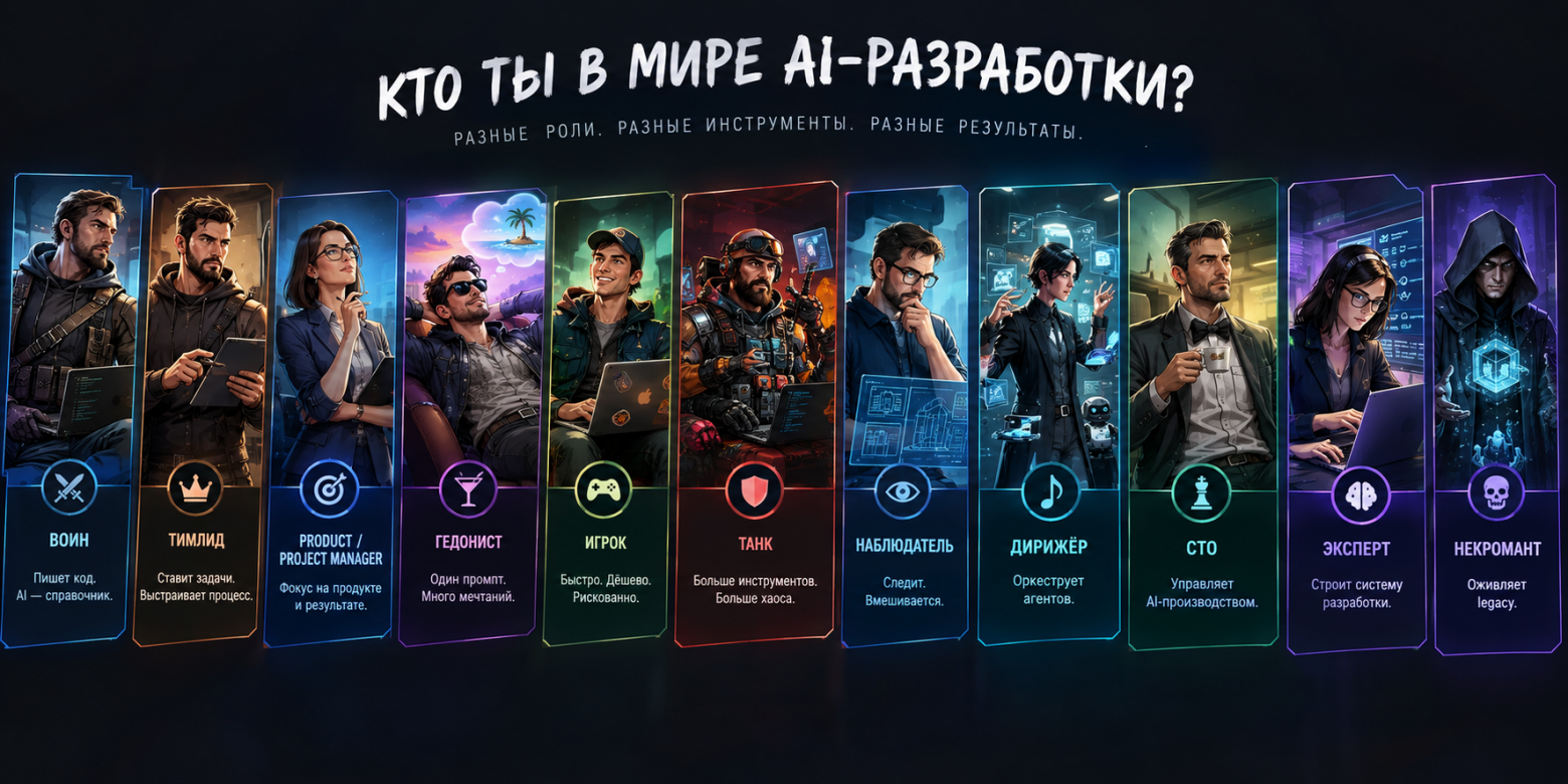 А кто ты в мире AI-разработки?