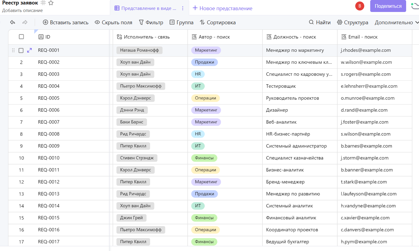 Как без разработки превратить таблицу в рабочую систему - 21 Как без разработки превратить таблицу в рабочую систему - 21
