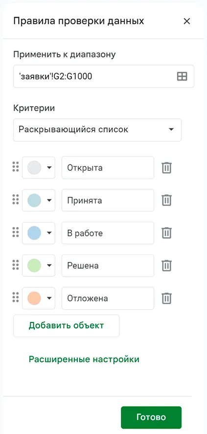Не можешь победить – возглавь: шаблон для учёта заявок в B2B-сервисе - 16 Не можешь победить – возглавь: шаблон для учёта заявок в B2B-сервисе - 16