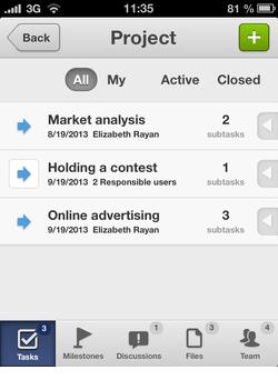 TeamLab PM для iOS как старт серии мобильных приложений для бизнеса