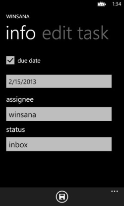 Winsana – клиент для сервиса управления задачами Asana на вашем Windows Phone